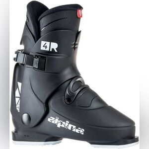 NWT Alpina Black Ski Boots - 28.5 Mondopoint US 10 1/2
